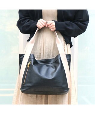 Regalo Felice 【ドラマ使用商品 / A4サイズ対応】トート / REGALO BKG(ブラック×グレージュ)