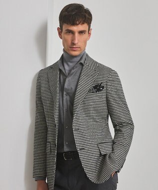 新色追加【一部ストレッチ】カシミヤブレンド 定番ツイードジャケット(25年モデル)