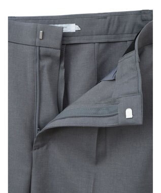 Green Parks きれいシルエットパンツ（ワイドストレート） Gray