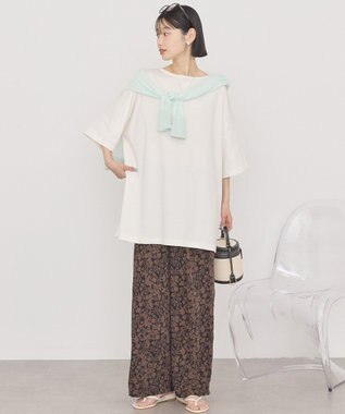 AMERICAN HOLIC 【2WAY】バックタックチュニック Off White