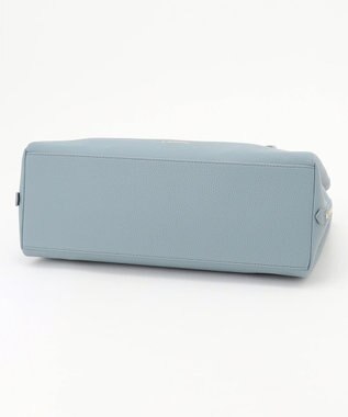 LA BAGAGERIE ベーシック　フェイクレザートート ライトブルー