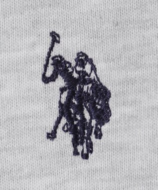 WEGO 【ユニセックス着用ITEM/MLサイズ展開】別注USPOLO　ヘビーウェイトポロT アッシュグレー