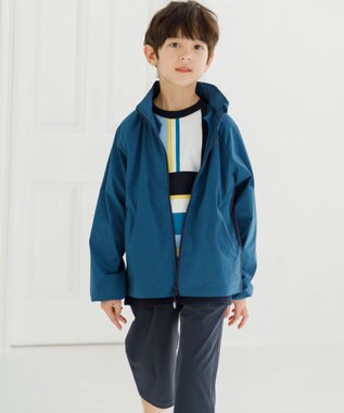 J.PRESS KIDS 【100-130cm】ポリエステルウェザークロス ブルゾン ダルブルー系