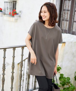 Tiaclasse 【日本製】大人上品なフラットカーブバーネックレス シルバー