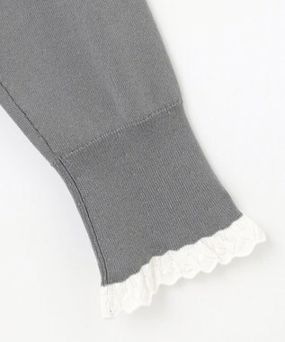 組曲 【2SET・WEB限定】パールボタン配色フリルツイン セット ライトグレー系