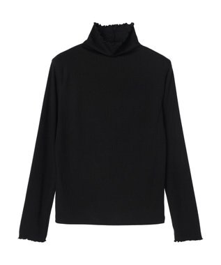 AMERICAN HOLIC 針抜きタートルプルオーバー Black