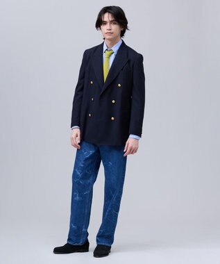 J.PRESS MEN 【J.PRESS ORIGINALS】Hight Twist Hopsack New Jack 6B Blazer / Japan Made ネイビー系