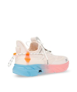 STEVE MADDEN PROPEL 1 コンビカラーニットスニ―カー ブルーピンク