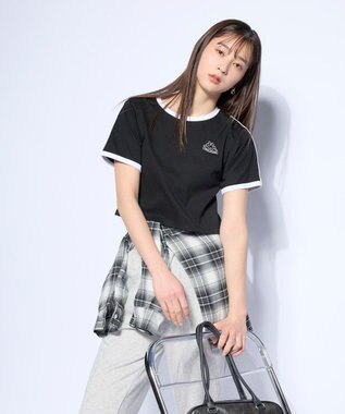 OP／FILA 【Kappa】ワンポイント 半袖リンガーTシャツ