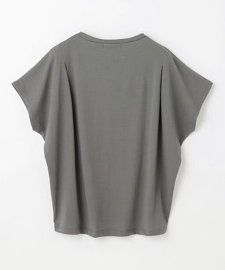 ANY エニィファンクションフレンチスリーブTシャツ チャコール(ロゴ)