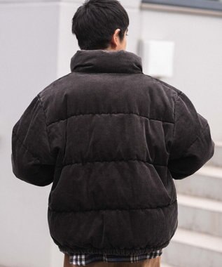 WEGO 【ユニセックス着用ITEM/MLサイズ展開】コーデュロイパファーブルゾン ブラックその他