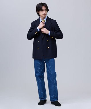 J.PRESS MEN 【J.PRESS ORIGINALS】Hight Twist Hopsack New Jack 6B Blazer / Japan Made ネイビー系