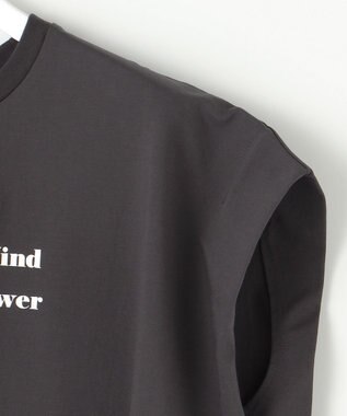 23区 【SACRA】フォールデッドライン ロゴカットソー チャコールグレー系