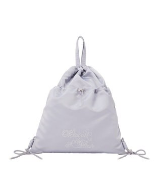 Maison de FLEUR キャザーリボンナップサック Gray