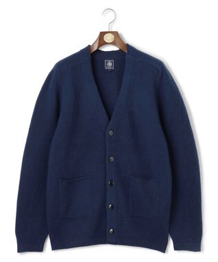 J.PRESS MEN 【J.PRESS ORIGINALS】【UNISEX】Shaggy Saddle Cardigan Sweater ネイビー系