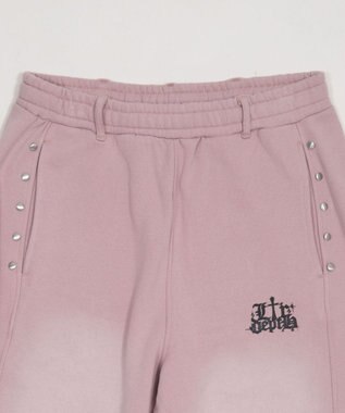 WEGO 【ユニセックス着用ITEM/ウエストゴム】ロゴスウェットパンツ ピンク