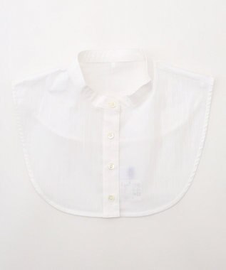 J.PRESS LADIES 【洗える・3way】スタンド リボン デコカラー 付け襟 ホワイト系1