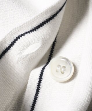 Paul Smith ハンドクラフトエンブロイダリー 半袖ニットシャツ ホワイト