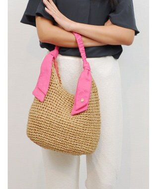 UNBILLION cachecache 下がりリボンワンハンドルトートバッグ