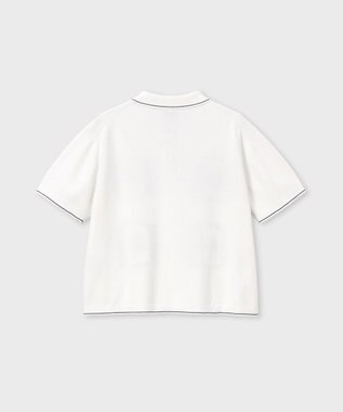 Paul Smith ハンドクラフトエンブロイダリー 半袖ニットシャツ ホワイト