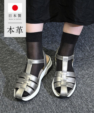 Pointer 日本製 本革グルカスポーツサンダル