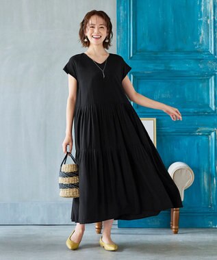 Tiaclasse 【日本製】大人上品なフラットカーブバーネックレス シルバー