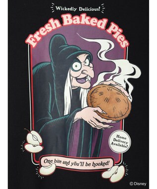 Green Parks Villains／袖口りんご裏毛プルオーバー Black