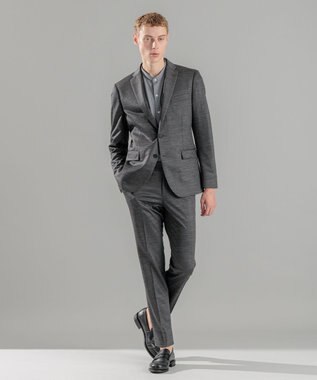 JOSEPH HOMME 新素材【抜群のストレッチ性/セットアップ対応可】スプリングウールジャージー ジャケット グレー系