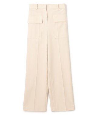 JOSEPH 【洗える】オーガニックツイル　ワイドトラウザーズ