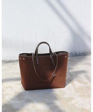 MORROW by thank 【A4サイズ収納可/軽量】VIVIAN OBLONG ASスエード　ブラウン