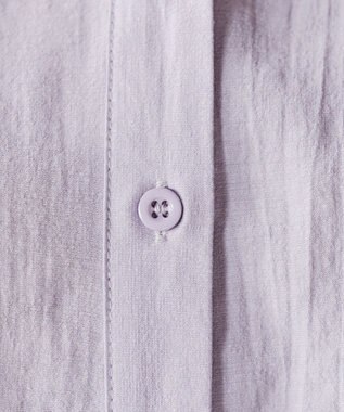 Tiaclasse L 【洗える】フード付きフレアチュニック ラベンダー