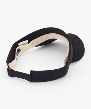 23区GOLF レース使いが上品！【WOMEN】バイザー ブラック系