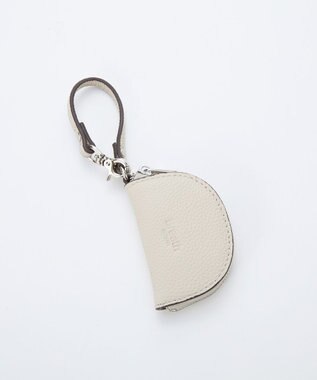 TOPKAPI 【Breath TOPKAPI】シュリンクレザー ハーフムーン ショルダーバッグ / チャーム付き オフ