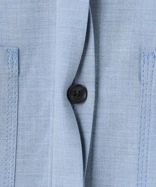 BEIGE， APOPHY / ステッチディテールショートシャツジャケット Sax