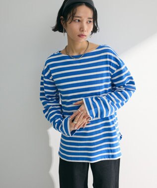 Green Parks ボーダーチュニック Blue
