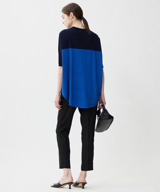 ICB L 【人気のため新色追加・接触冷感・UVカット・洗える】 VIS/NYハイゲージ プルオーバー ネイビー×ブルー系