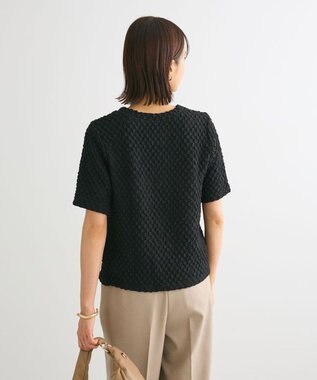 Green Parks ポコポコ５分袖プルオーバー Black