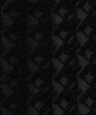 ICB L ハウンドトゥースフロッキーレース スカート ブラック系