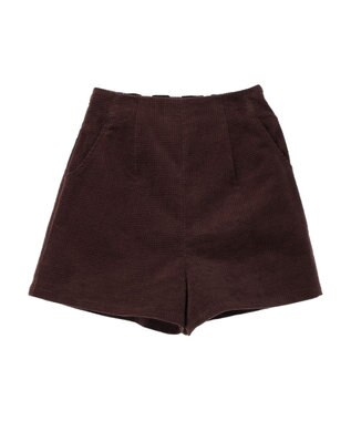 earth music&ecology ワッフルコーデュロイショートパンツ Brown