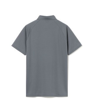 ZERO HALLIBURTON ボーダーポロシャツ ZHG-M6S5a 85189 グレー