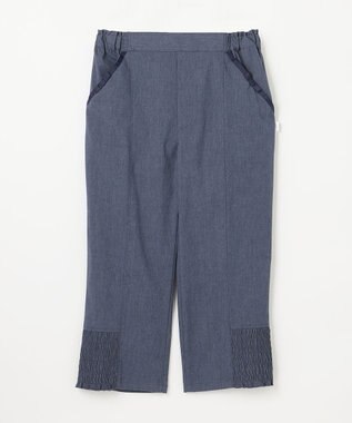 組曲 KIDS 【150-160㎝】シャーリング パンツ ネイビー