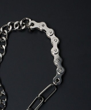 WEGO Mミックスチェーンネックレス 柄4