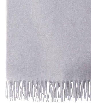 MOONBAT MACKINTOSH PHILOSOPHY ウール100%超大判無地ポンチョストール／幅70cm ライトグレー