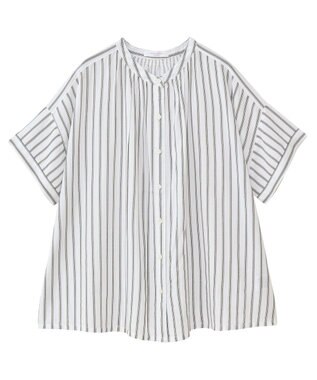 Green Parks Ｉ　アソート柄さらっとレーヨンブラウス Flower Black