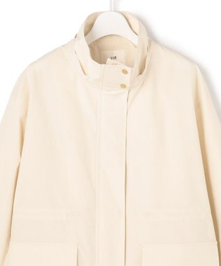 23区 【先行予約】マットエアリータフタ 2WAY ブルゾン アイボリー系