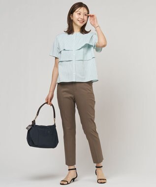 J.PRESS LADIES 【新色登場！・WEB限定カラーあり・2way】ナイロン ショルダー バッグ ネイビー系