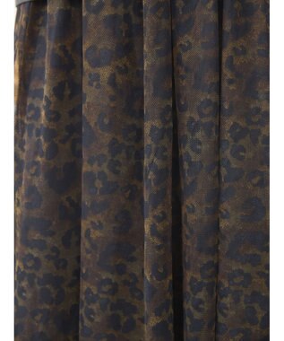 AMERICAN HOLIC チュールギャザースカート Leopard