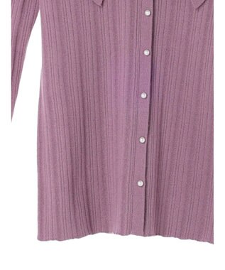 earth music&ecology ２ｗａｙビッグカラーニットプルオーバー Pink