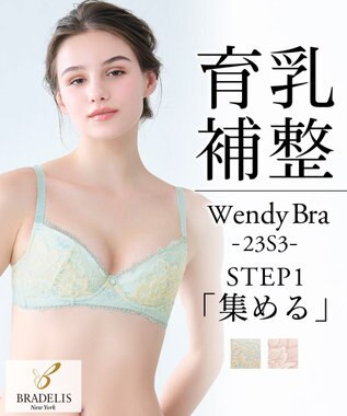 BRADELIS New York 【BRADELIS New York】ウェンディステップ１ブラ23S3　ふんわり包んでナチュラルなシルエットを作る補正ブラ ミント