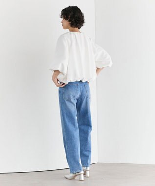 #Newans 【セレモニーにも/洗濯機可】バルーンヘムライトブルゾン​ ホワイト